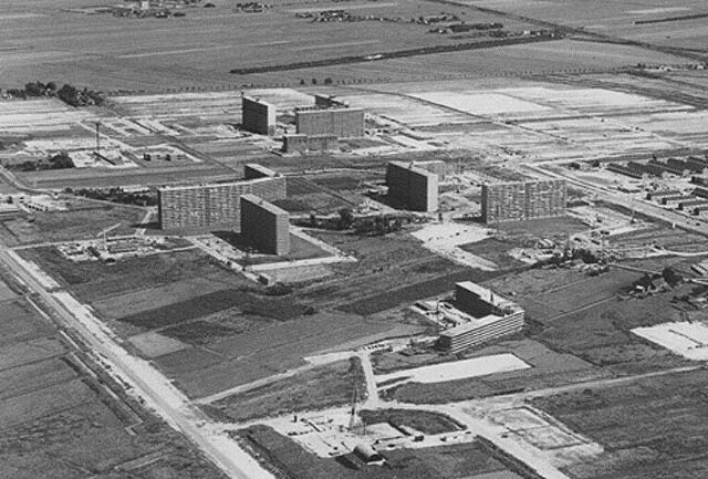 Ommoord in aanbouw ca.1968